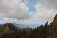 Ausblick nach Las Palmas vom Roque Nublo aus gesehen